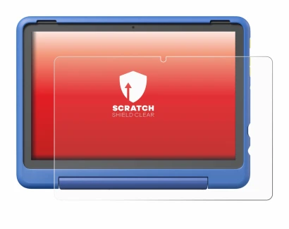 Image of the device Amazon Fire HD 10 Kids Pro 2023 with a wide variety of screen protectors.