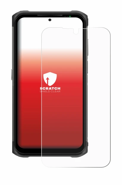 Image of the device Ulefone Armor 12S with a wide variety of screen protectors.