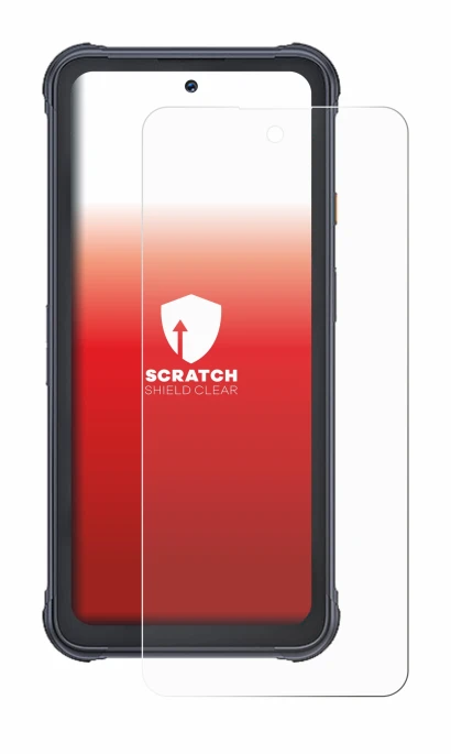 Image of the device Cubot King Kong 8 with a wide variety of screen protectors.