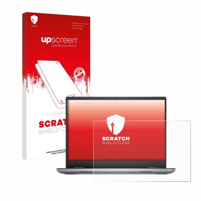 Front side of a product packaging with the brand logo upscreen. Next to it is the device Dell Precision 7670 Non-Touch shown w