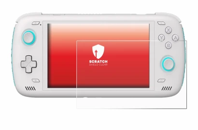 Image of the device AYN Odin 2 with a wide variety of screen protectors.