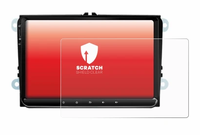 Image of the device Eonon 53 SE with a wide variety of screen protectors.