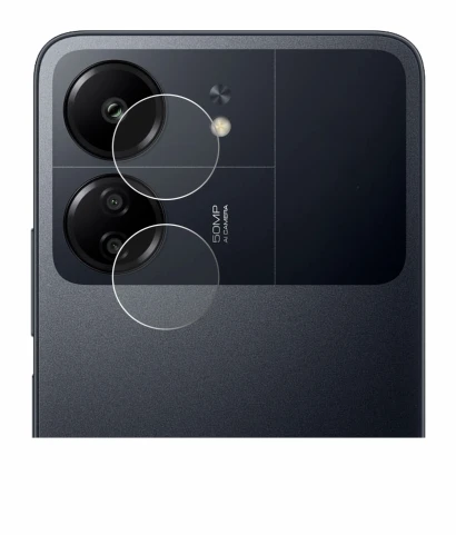 Image of the device Xiaomi Poco C65 (ONLY Camera Lens) with a wide variety of screen protectors.