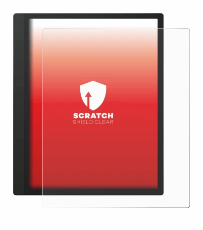 Image of the device Boox Tab Ultra C with a wide variety of screen protectors.