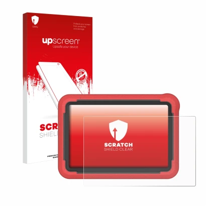 Front side of a product packaging with the brand logo upscreen. Next to it is the device Launch X-431 ProV5 2023 (10,1") shown