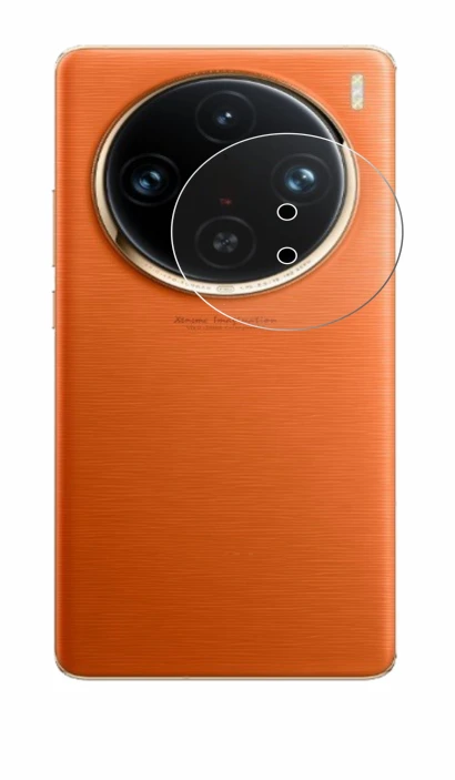 Image of the device Vivo X100 Pro (ONLY Camera Lens) with a wide variety of screen protectors.