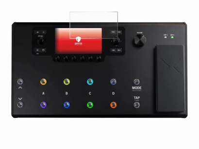Image of the device Line 6 Helix LT with a wide variety of screen protectors.