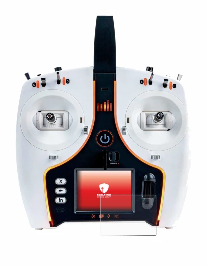 Image of the device Spektrum NX7e with a wide variety of screen protectors.