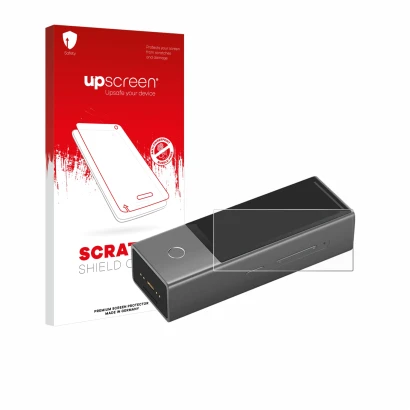Front side of a product packaging with the brand logo upscreen. Next to it is the device Timekettle X1 shown with the correspo
