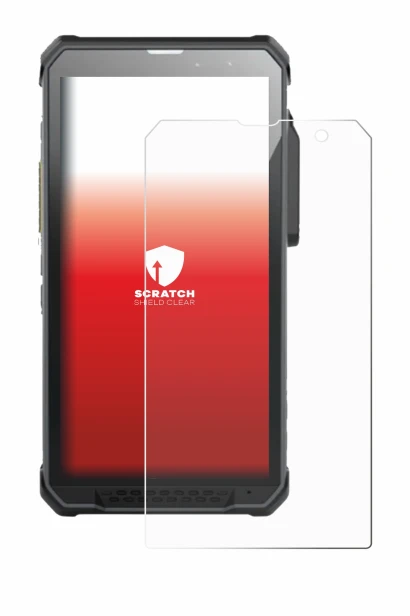 Image of the device RugGear RG880 with a wide variety of screen protectors.
