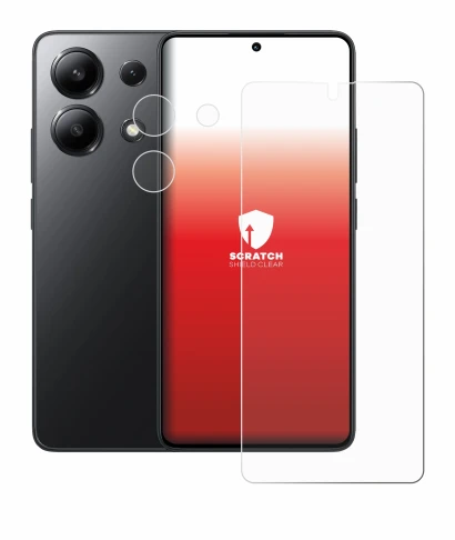 Image of the device Xiaomi Redmi Note 13 (Front+Camera) with a wide variety of screen protectors.