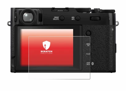 Image of the device Fujifilm X100VI with a wide variety of screen protectors.