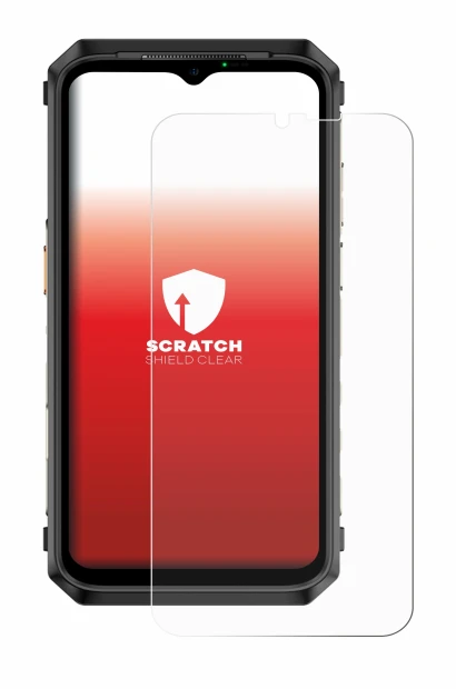 Image of the device Ulefone Power Armor 18 with a wide variety of screen protectors.