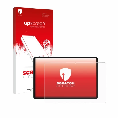 Front side of a product packaging with the brand logo upscreen. Next to it is the device Teclast P50 shown with the correspond