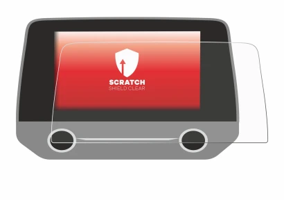 Image of the device Ford Focus MK4 Sync 3 with a wide variety of screen protectors.