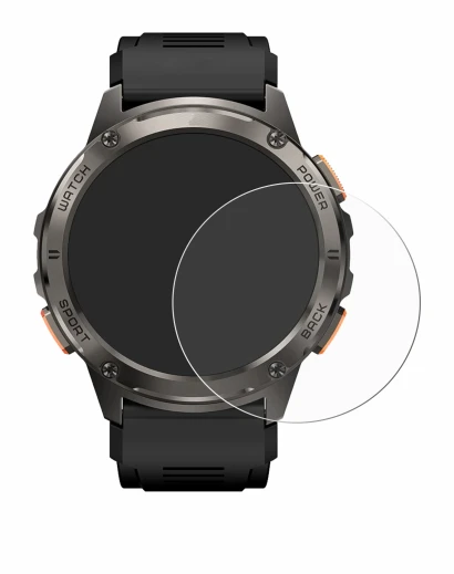Image of the device Kospet Tank T3 with a wide variety of screen protectors.