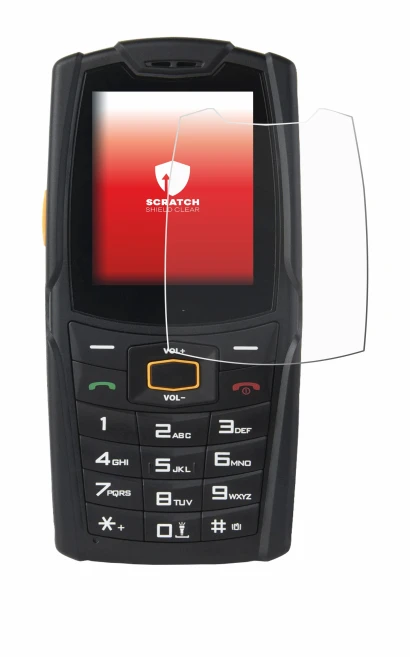 Image of the device AGM M6 with a wide variety of screen protectors.