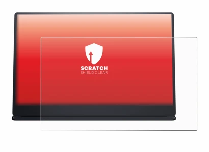 Image of the device Dell P1424H with a wide variety of screen protectors.