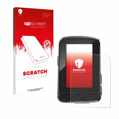 Front side of a product packaging with the brand logo upscreen. Next to it is the device Wahoo Elemnt Roam V2 GPS shown with t