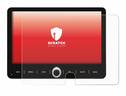 Image of the device Dynavin D9-T5TP with a wide variety of screen protectors.