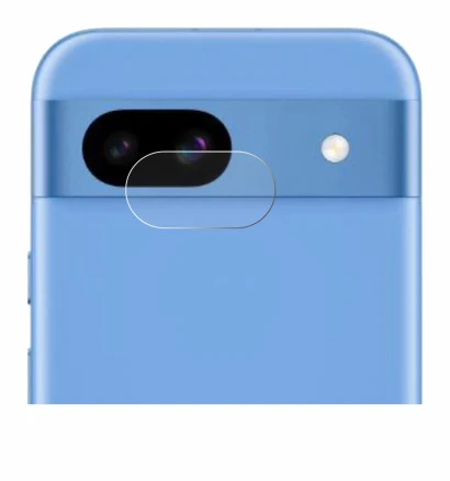 Image of the device Google Pixel 8a (ONLY Camera Lens) with a wide variety of screen protectors.