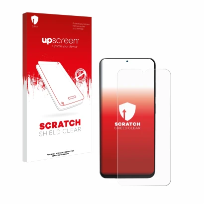 Front side of a product packaging with the brand logo upscreen. Next to it is the device Doogee N55 Pro shown with the corresp