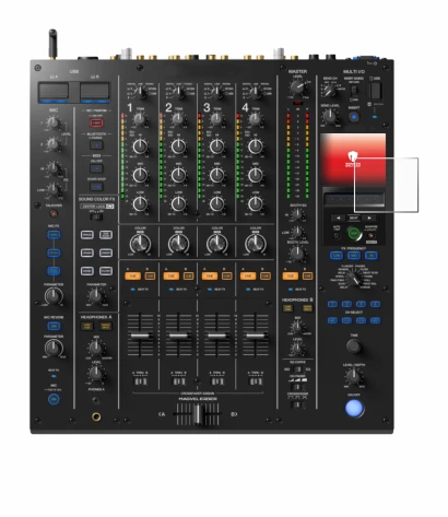Image of the device Pioneer DJM A9 with a wide variety of screen protectors.