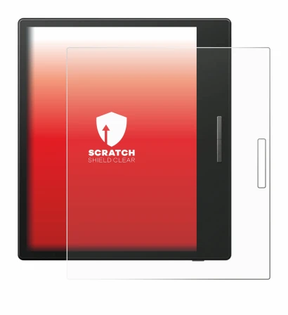 Image of the device Boox Go Color 7 with a wide variety of screen protectors.