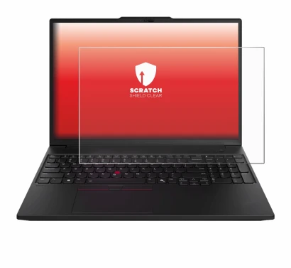 Image of the device Lenovo ThinkPad P16s Gen 3 with a wide variety of screen protectors.
