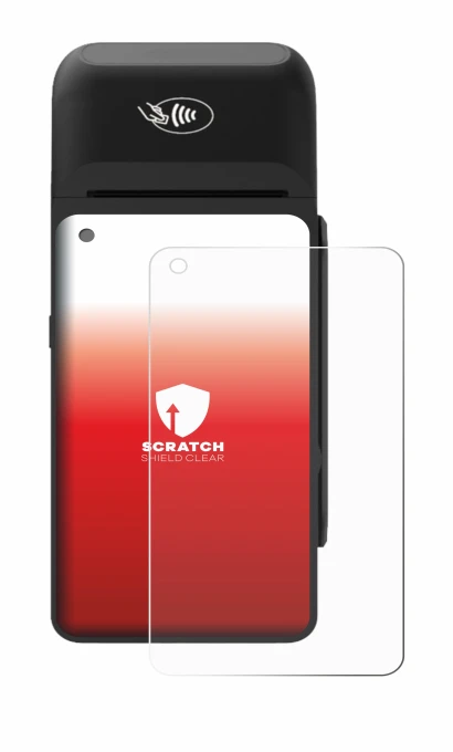 Image of the device Verifone T650c with a wide variety of screen protectors.