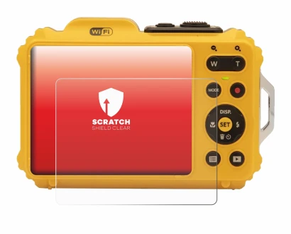 Image of the device Kodak Pixpro WPZ2 with a wide variety of screen protectors.