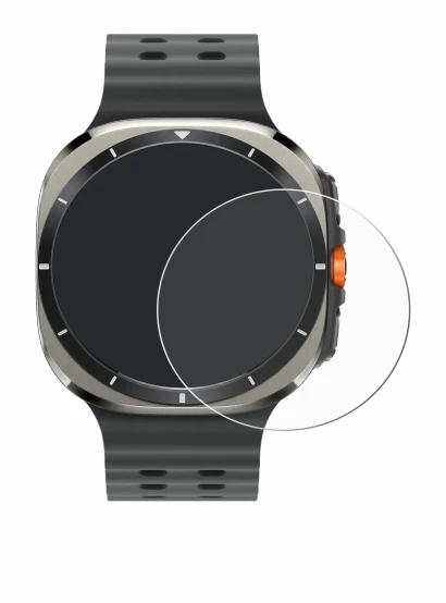 Image of the device Samsung Galaxy Watch Ultra (47 mm) with a wide variety of screen protectors.