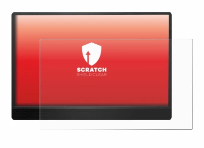 Image of the device MSI Pro MP161 E2 with a wide variety of screen protectors.