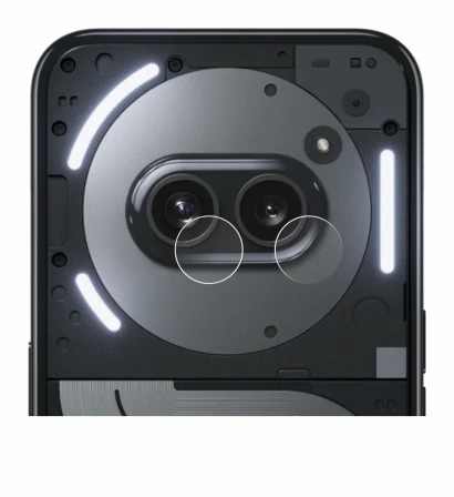 Image of the device Nothing Phone (2a) Plus (ONLY Camera Lens) with a wide variety of screen protectors.