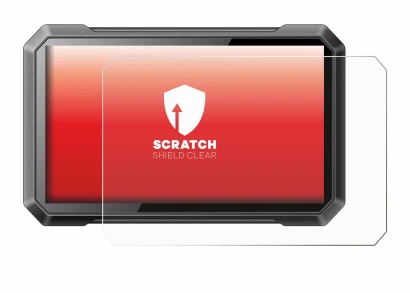 Image of the device Ricoel Motorcycle CarPlay C7 II with a wide variety of screen protectors.