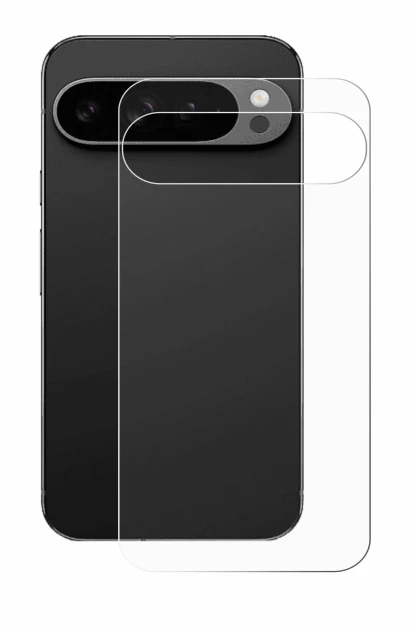 Image of the device Google Pixel 9 Pro XL (Back) with a wide variety of screen protectors.