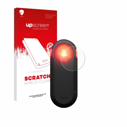 Front side of a product packaging with the brand logo upscreen. Next to it is the device Garmin Varia RTL516 shown with the co