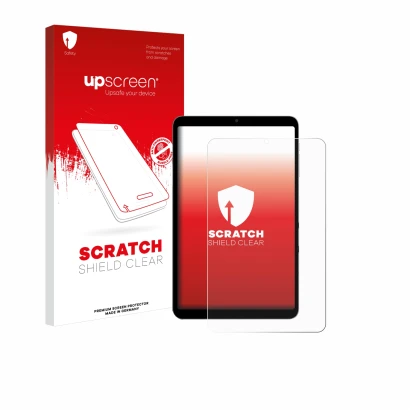 Front side of a product packaging with the brand logo upscreen. Next to it is the device Alldocube iPlay 60 Mini Pro shown wit