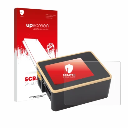 Front side of a product packaging with the brand logo upscreen. Next to it is the device Junsi iCharger X6 shown with the corr