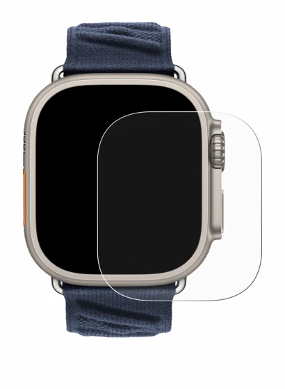 Image of the device Apple Watch Hermès Ultra 2 with a wide variety of screen protectors.