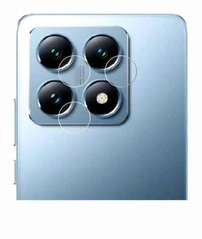 Image of the device Xiaomi 14T Pro (ONLY Camera Lens) with a wide variety of screen protectors.