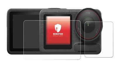 Image of the device DJI Osmo Action 5 Pro (case-friendly) with a wide variety of screen protectors.