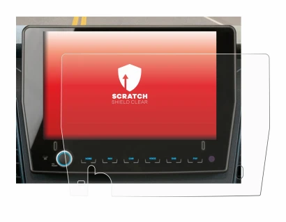 Image of the device Xzent F-285 with a wide variety of screen protectors.