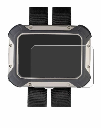 Image of the device Apeks DSX with a wide variety of screen protectors.