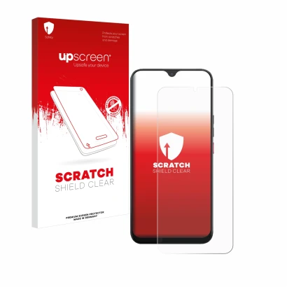 Front side of a product packaging with the brand logo upscreen. Next to it is the device Volla Phone 22 shown with the corresp