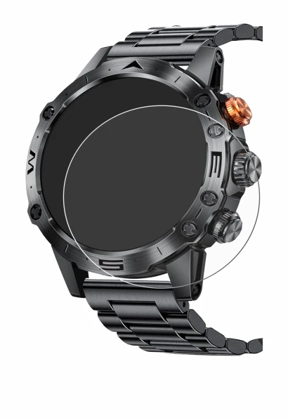 Image of the device DekeFit MT43PRO 1.53" with a wide variety of screen protectors.
