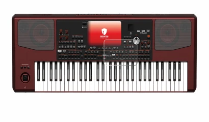 Image of the device KORG Pa700 with a wide variety of screen protectors.