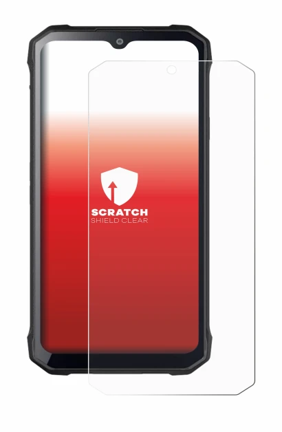 Image of the device Hotwav T7S with a wide variety of screen protectors.