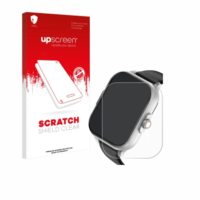 Front side of a product packaging with the brand logo upscreen. Next to it is the device YYKY E02 2.01" shown with the corresp