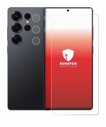 Image of the device Samsung Galaxy S25 Ultra Enterprise Edition (Front+Camera) with a wide variety of screen protectors.